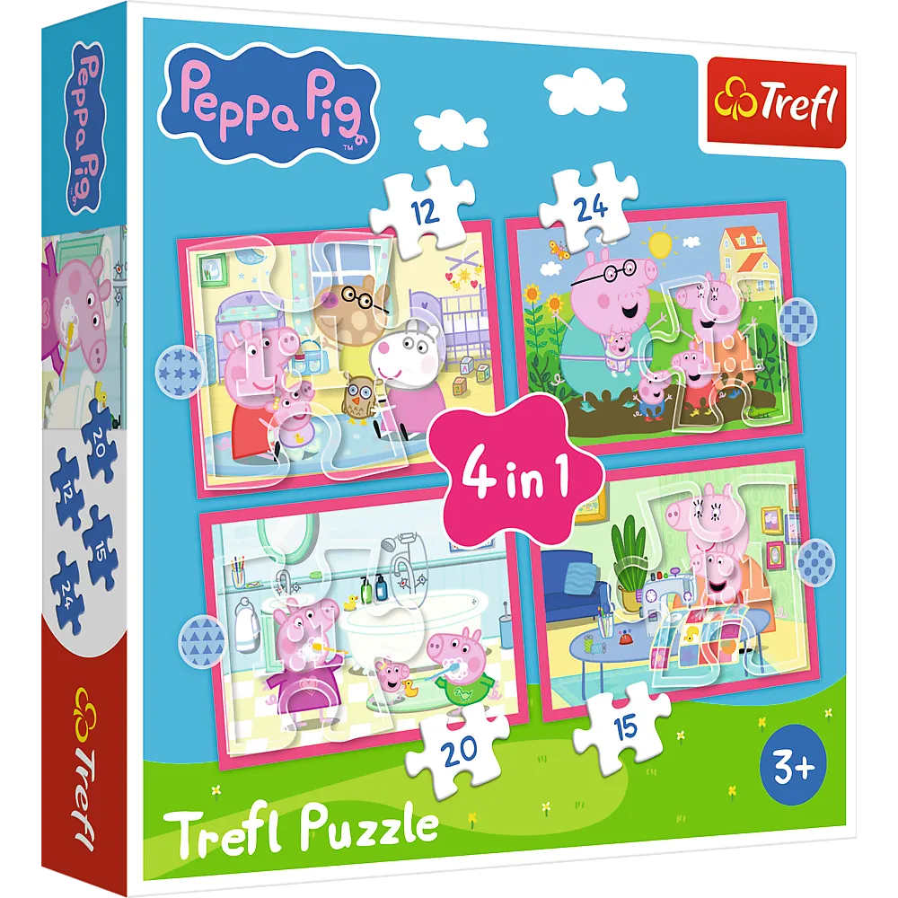 4in1 dėlionė „Peppa mėgsta nuotykius“